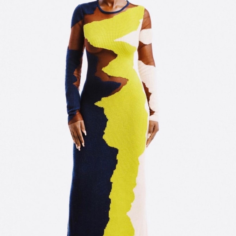 Hanifa “Jax” Knit Gown - 2XL (As Seen on Gabrielle Union)